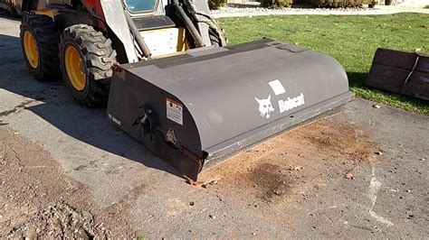 bobcat skid steer broom|bobcat sweeper attachment for sale.